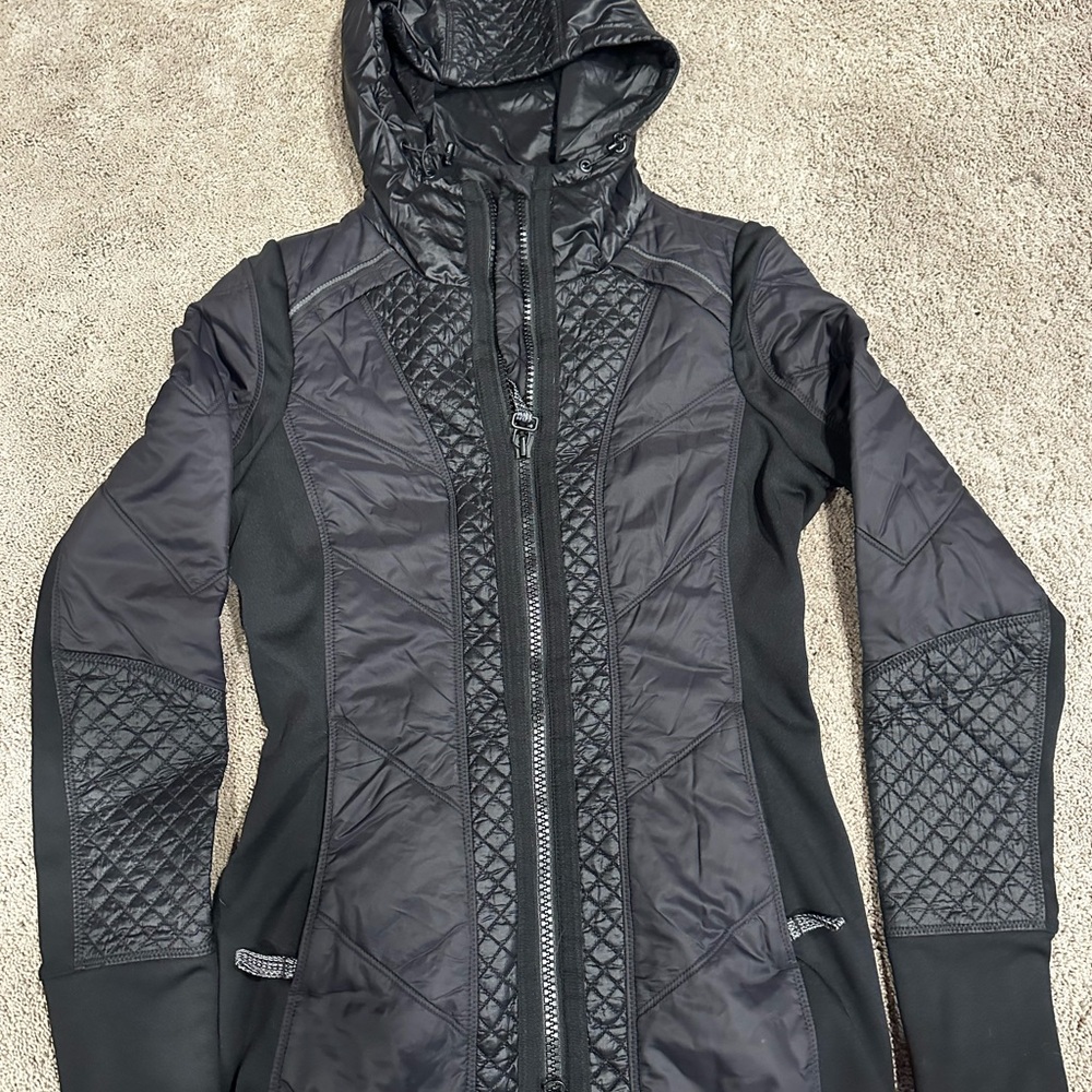Women's Athleta Black Quilted Jacket XXS